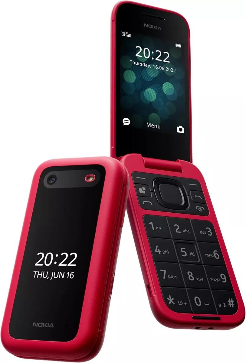 GENUINE Nokia 2660 Flip 4G Unlocked Dual Sim 4G version BIG BUTTONS for Elderly