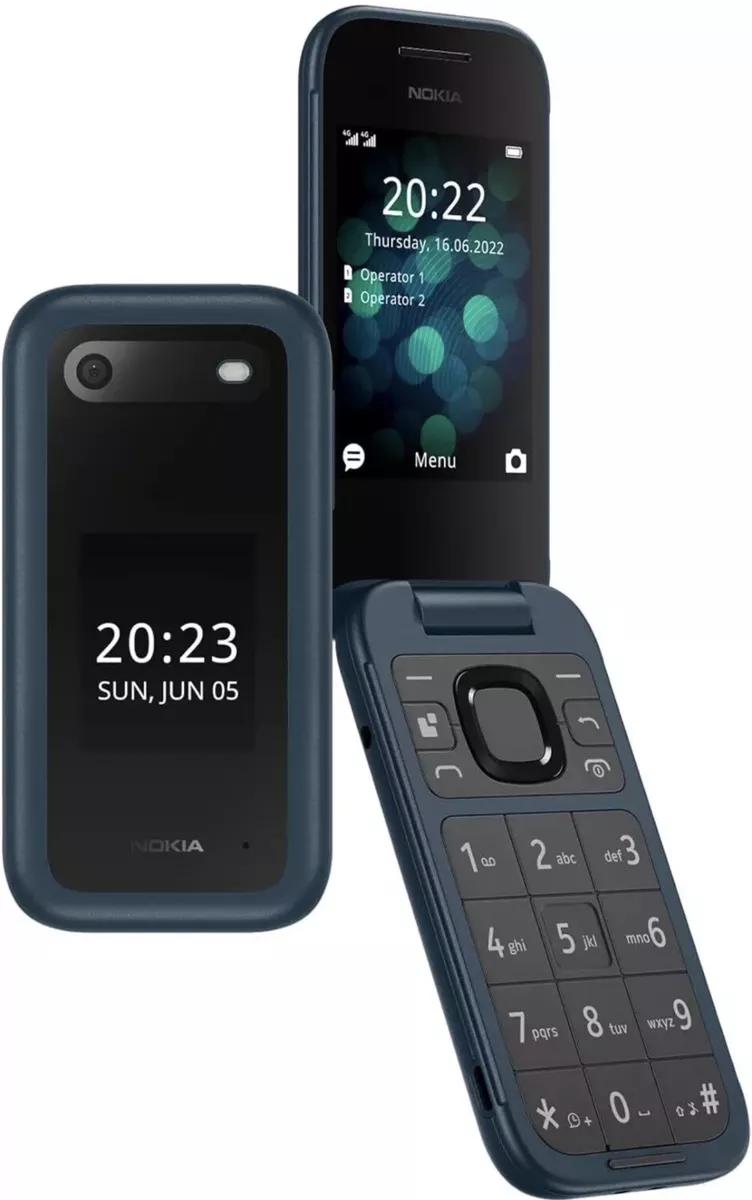GENUINE Nokia 2660 Flip 4G Unlocked Dual Sim 4G version BIG BUTTONS for Elderly