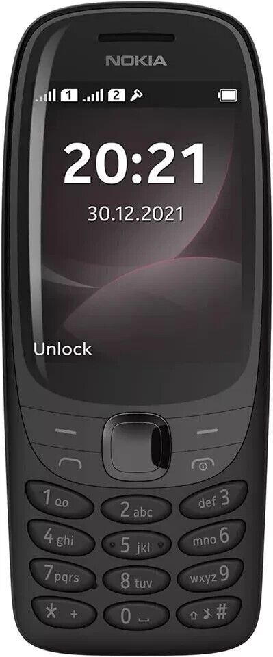 Nokia 6310 (2021) Dual Sim Unlocked Black, Yellow & Green