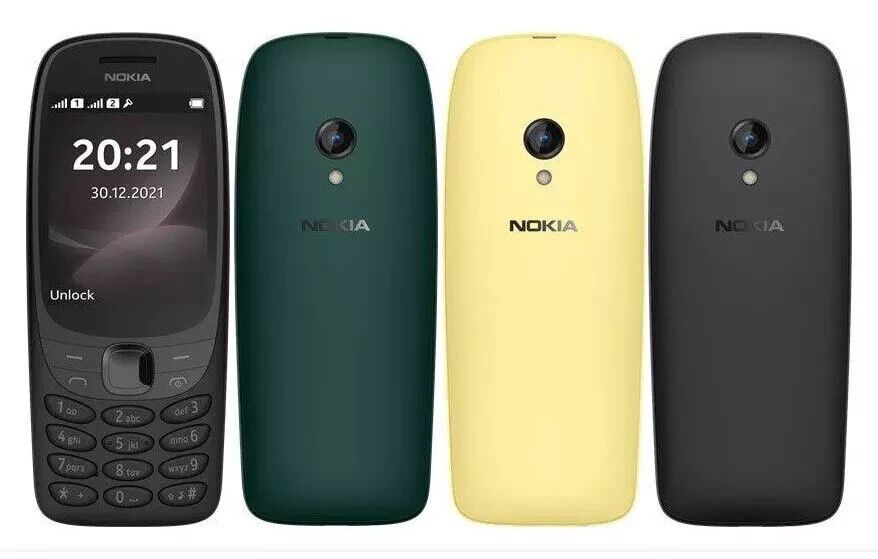 Nokia 6310 (2021) Dual Sim Unlocked Black, Yellow & Green