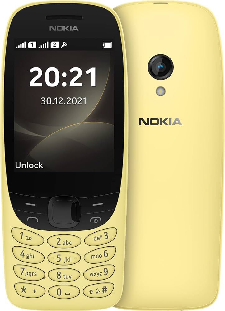 Nokia 6310 (2021) Dual Sim Unlocked Black, Yellow & Green