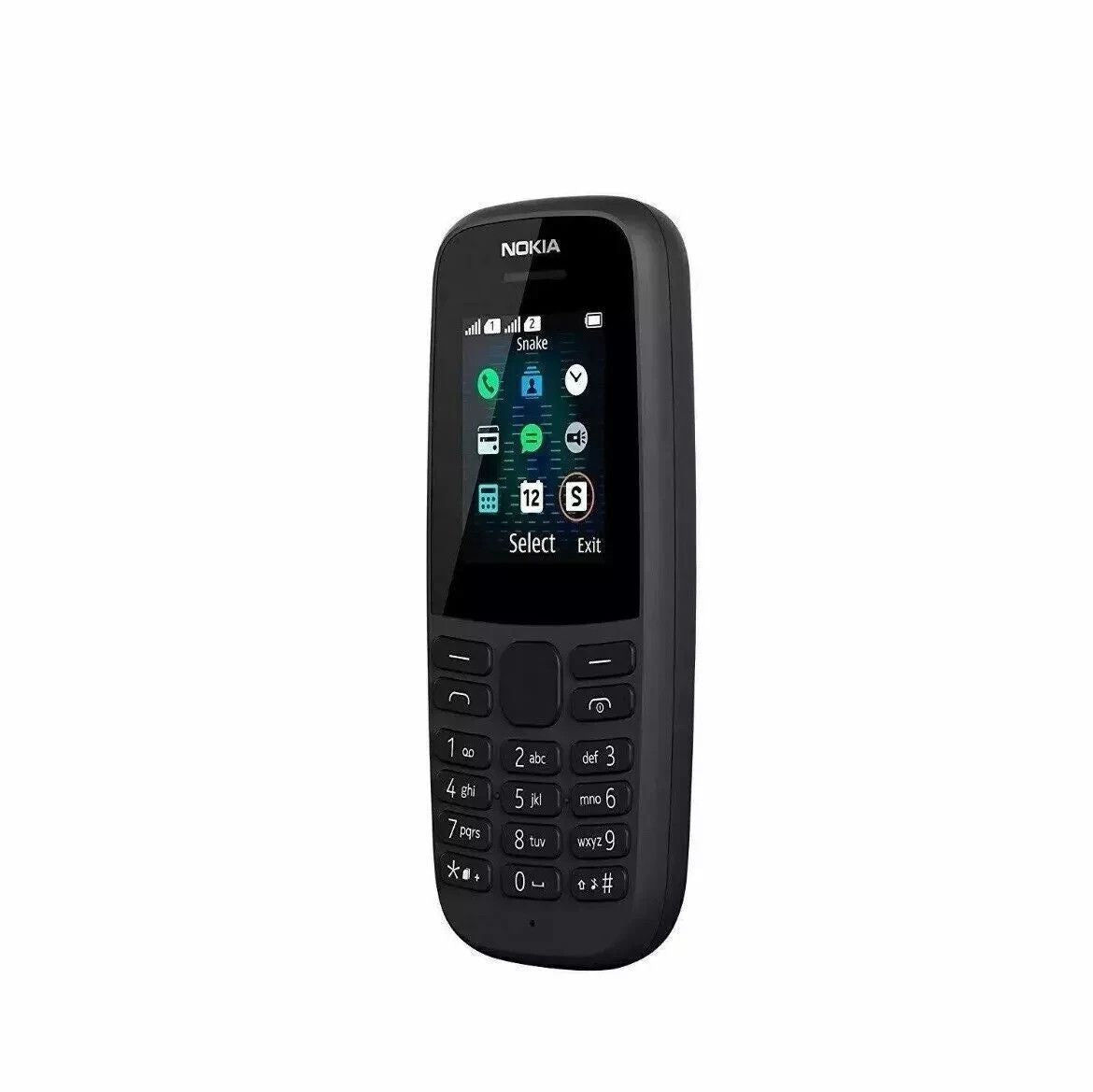 Nokia 105 Dual Sim - Brand New Mobile Phone Unlocked Sim Free - Black Colour box of 10 units wholesale price