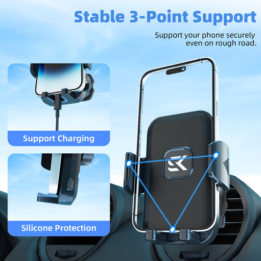 360° Universal Air Vent Mobile Phone Holder In Car Stand Cradle Mount GPS iPhone