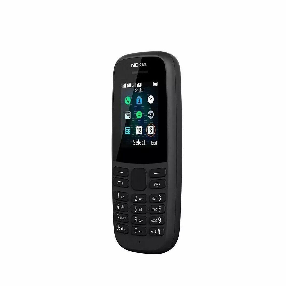 Nokia 105 Dual Sim - Brand New Mobile Phone Unlocked Sim Free - Black Colour box of 10 units wholesale price