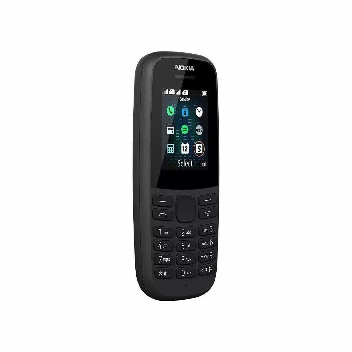 Nokia 105 Dual Sim - Brand New Mobile Phone Unlocked Sim Free - Black Colour box of 10 units wholesale price