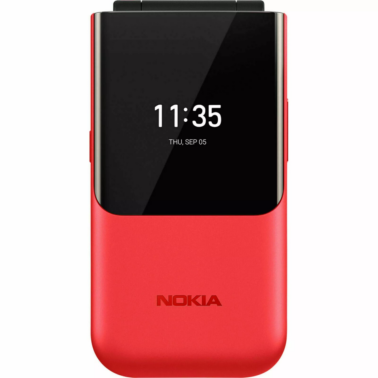 Nokia 2720 Flip 2G Dual SIM Unlocked, 2.8 Inch-Brand New Sealed Box-Black-White & Red