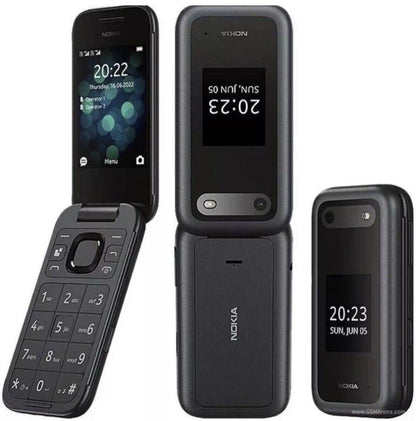 GENUINE Nokia 2660 Flip 4G Unlocked Dual Sim 4G version BIG BUTTONS for Elderly
