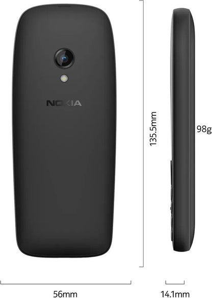 Nokia 6310 (2021) Dual Sim Unlocked Black, Yellow & Green