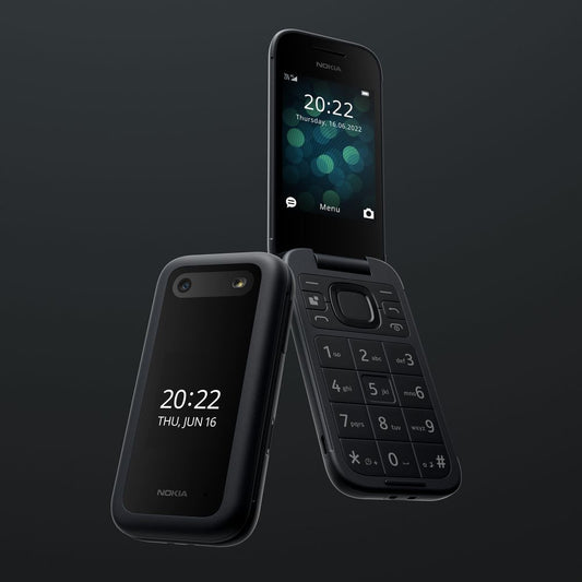 GENUINE Nokia 2660 Flip 4G Unlocked Dual Sim 4G version BIG BUTTONS for Elderly