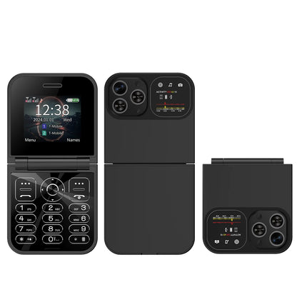 F15 Mini Small Flip Mobile Phone 2 SIM Standby Speed Dial Magic Voice Flashlight Call Recording 2G GSM Cute Fold Cellphone
